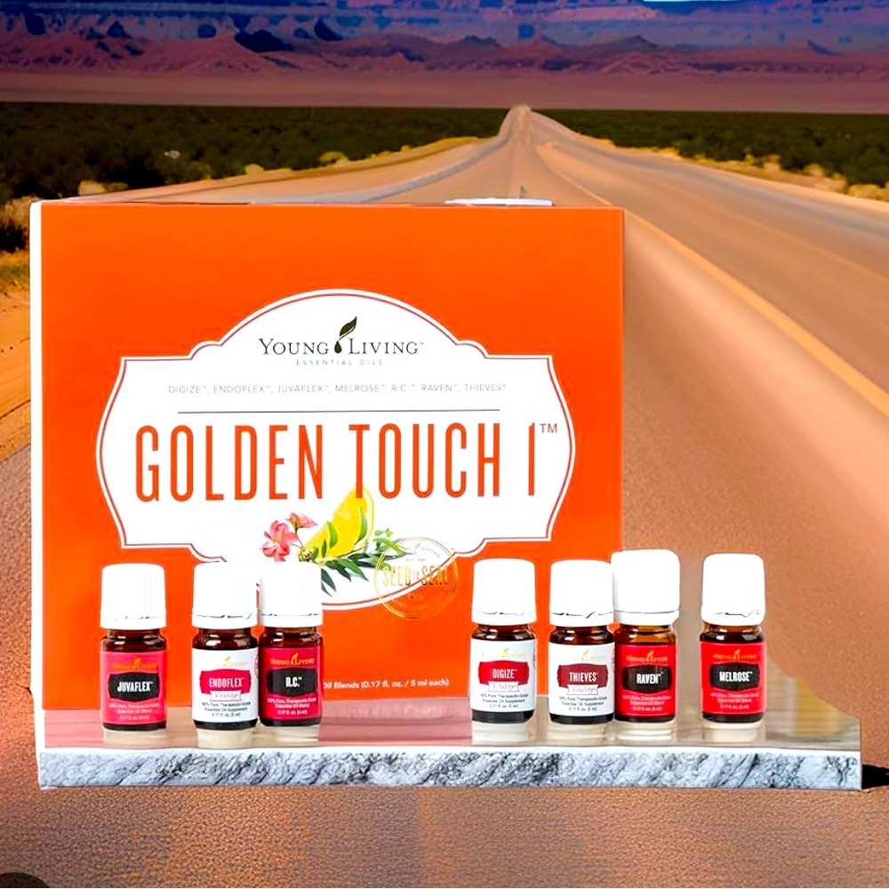 UNOPENED Young Living Golden Touch essential oil collection